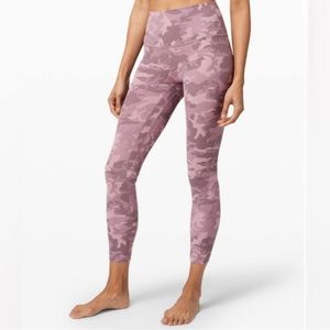 Lululemon Align 25" Pant Incognito Camo Pink Taupe